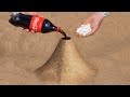 DIY Giant Volcano with Coca Cola and Mentos!