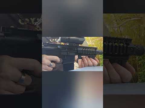The Crosman A4P full auto bb gun. #notafirearm #fullautoairgun #bblauncher  #thelesslethalspot