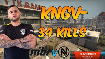 kNgV 34 kills POV on Overpass Highlights MiBR v Envy Flashpoint 2