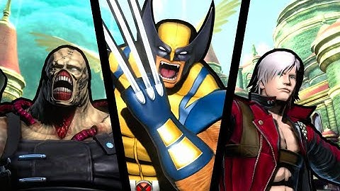 Ultimate Marvel vs Capcom 3 - NEMESIS/WOLVERINE/DANTE - GAMEPLAY | ARCADE MODE | PS4