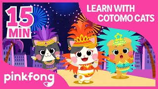 Dance with COTOMO Cats and more |  Compilation | For Kids | Pinkfong Songs for Children