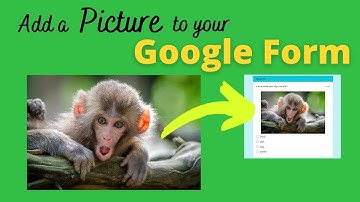 2 Places to Add Pictures to Your Google Form Questions