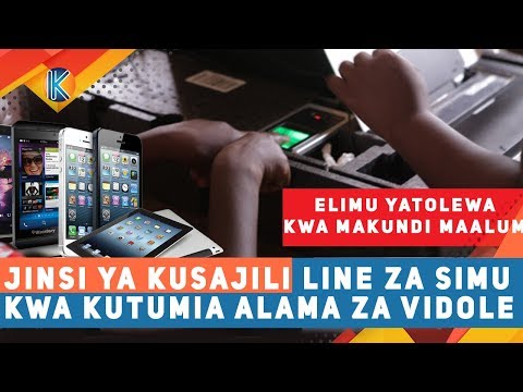 Video: Jinsi Ya Kujumuisha Alama Za Vidole Kwenye Hati