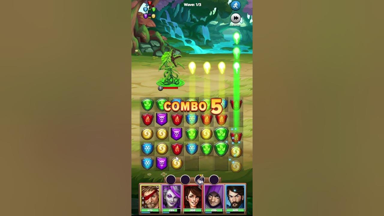 Epic Puzzle RPG Match 3 NEW Game on Kongregate browsergame 