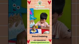 Welcome to our colorful Stencil Dabbing Activity for Kids! 🎨✨
