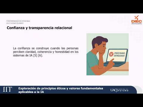 Principios éticos y valores fundamentales aplicables a la IA