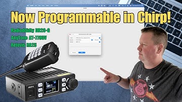 New Feature: Chirp Programming Added for the Radioddity DB20-G, AnyTone AT-779UV, and Retevis RA25!
