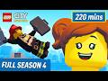 LEGO® City Adventures SEASON 4 COMPILATION 🚀 | Funny Action Cartoons for Kids 😆