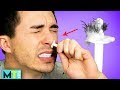 Men Try Painless Nose Hair Waxing