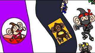 Super Monkey Ball Step And Roll- Hard Minigame 2 4 Versions- Remix Chris