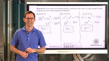 N-Gen Math 8.Unit 8.Lesson 2.The Pythagorean Theorem and Its Converse