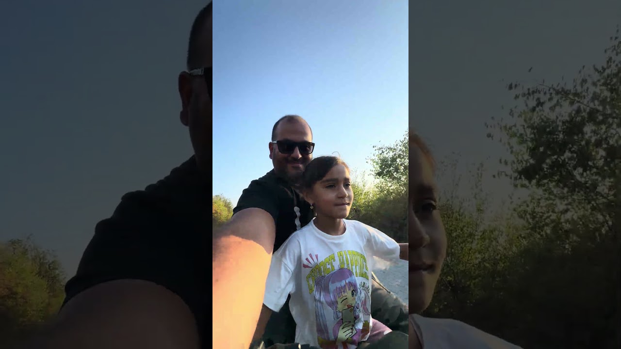 Bade hanım ATV sürüyor.