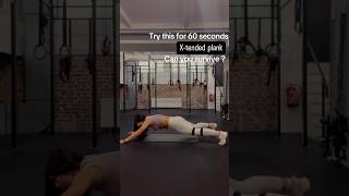 If you can survive this exercise for 1 minute - you have a STRONG CORE! ( Test it 🫵) #abs #core