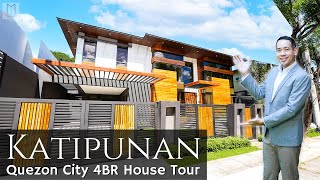 House Tour QC67 • 'An EXTRAORDINARY Family Home!' • Katipunan Quezon City 4BR House and Lot for Sale