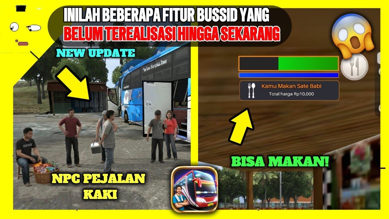 🥳AKHIRNYA FITUR SERVICE MAKAN AKAN DIRILIS! | 😮INILAH FITUR BUSSID YANG BELUM TEREALISASIKAN🚌‼️