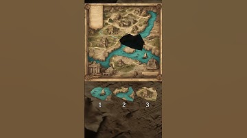 Ancient Treasure Map... But Can You Solve the Puzzle? #Shorts #treasurehunt #puzzle #mysteryquest