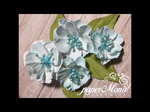 Foamiran flowers, video