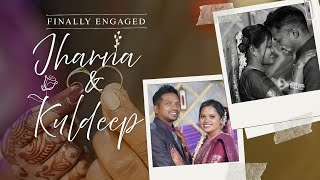 💍 ENGAGEMENT VIDEO|JHARNA AND KULDEEP ARPIT@Geet Gate Rahbu | Vocal by @jharnabara
