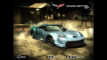 Need For Speed:Most Wanted.Chevrolet Corvette Performance tuning. test on circuit Campus Interchange