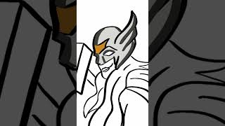 The Mighty Thor drawn in #procreate  #fanart #shorts