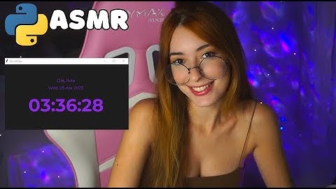 ASMR Programando | Relógio com Python e Tkinter ⏰