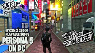 Persona 5 PC Gameplay, Ryzen 3 2200g with GTX 1060 3GB