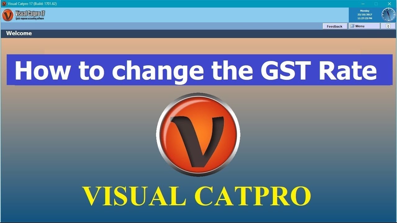 How to Change GST Rate on items in Catpro YouTube