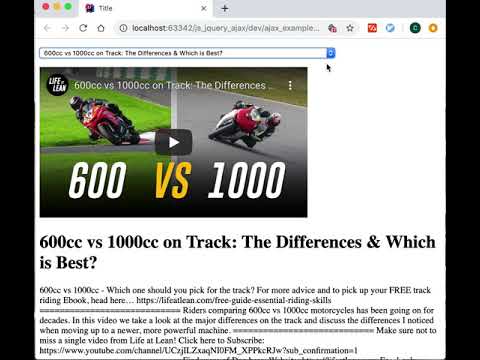 Ajax Google api example