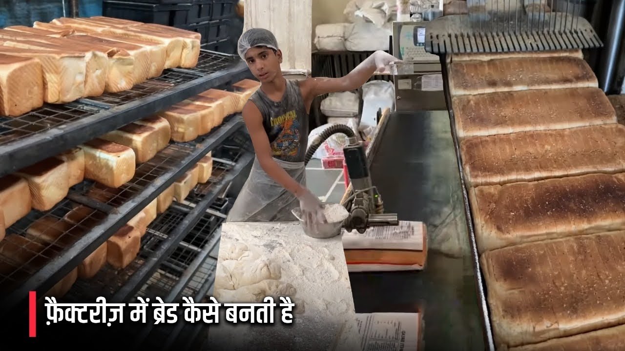 Badi Badi Factories Me Bread Kaise Banti hai? Manufacturing of Bread
