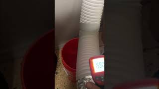 Portable AC Exhaust Hose Heat Leak Fix #shorts