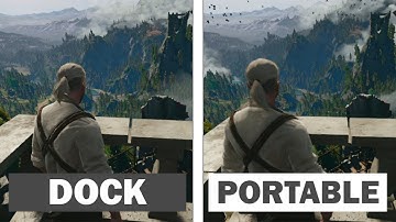 The Witcher III Switch | Dock VS Handled | Graphics Comparison