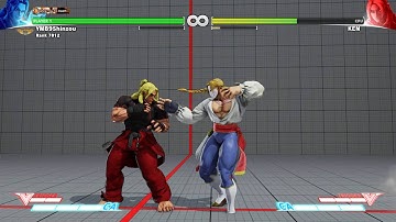 Street Fighter V: Vega CA Cross-up CA setup