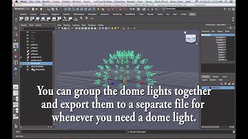Creating a Dome Light in Maya