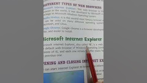 Class 4 subject computer ch-6 internet-surfing & security part 1