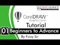 Day 1: Corel Draw Basic to Pro Level by Faizy Sir