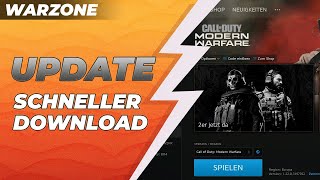 WARZONE UPDATE LANGSAM? | DOWNLOAD SCHNELLER LADEN