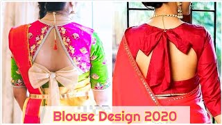 2020 Blouse Neck Design | Latest blouse back neck design |