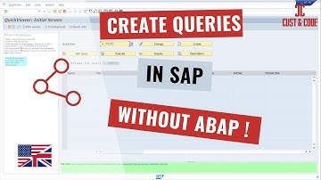 Create Queries in SAP Without ABAP [english]