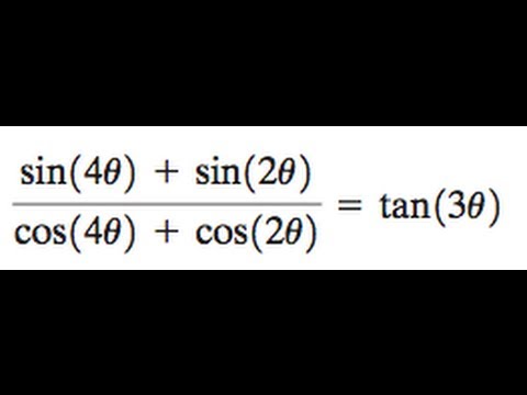 Solve Sin 4x Sin 2x Cos 4x Cos 2x Tan 3x Youtube Solve Sin 4x Sin 2x Cos 4x Cos 2x Tan 3x Youtube