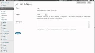Wordpress 3 Essentials Lesson 10 - Post Categories
