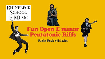 Fun Open E minor Pentatonic Melodies
