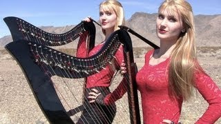 HIGHWAY TO HELL ( AC/DC  ) Harp Twins - ELECTRIC HARP METAL chords