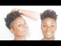 TAPERED CUT STYLE | I CUT MY NATURAL HAIR 😳