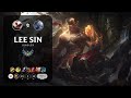 Lee sin jungle vs volibear  kr challenger patch 145