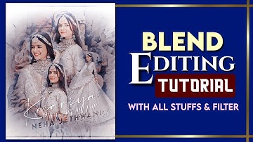 blend edit Tutorial PicsArt 😍 || PicsArt editing tutorial for fanpage ❤️