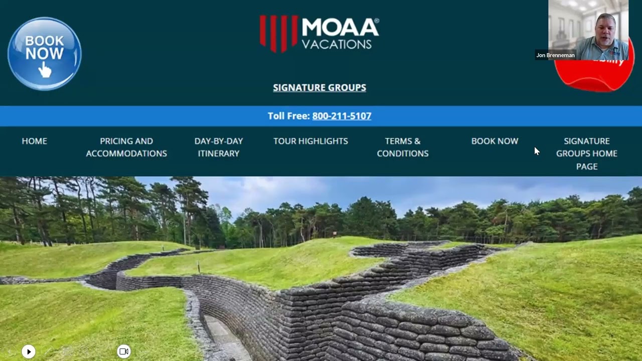 Battlefields of WWI & WWII MOAA Signature Group Tour