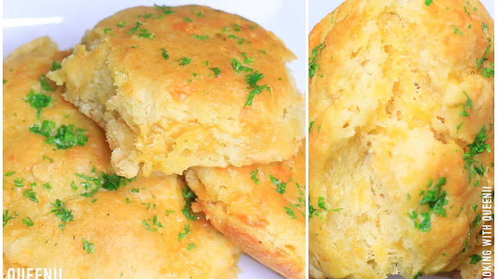 Cheesy Cheddar Garlic Butter Biscuits - Cooking wi...