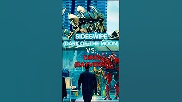 Sideswipe (Dark of the Moon) vs. Dino (Bayverse) #transformersdarkofthemoon