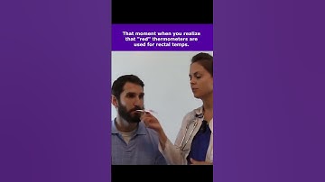 NEVER Let a Nurse Stick a RED Thermometer in Your Mouth #shorts