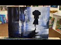 How To Paint “WALKING IN THE RAIN” Acrylic PAINTING Tutorial EASY!